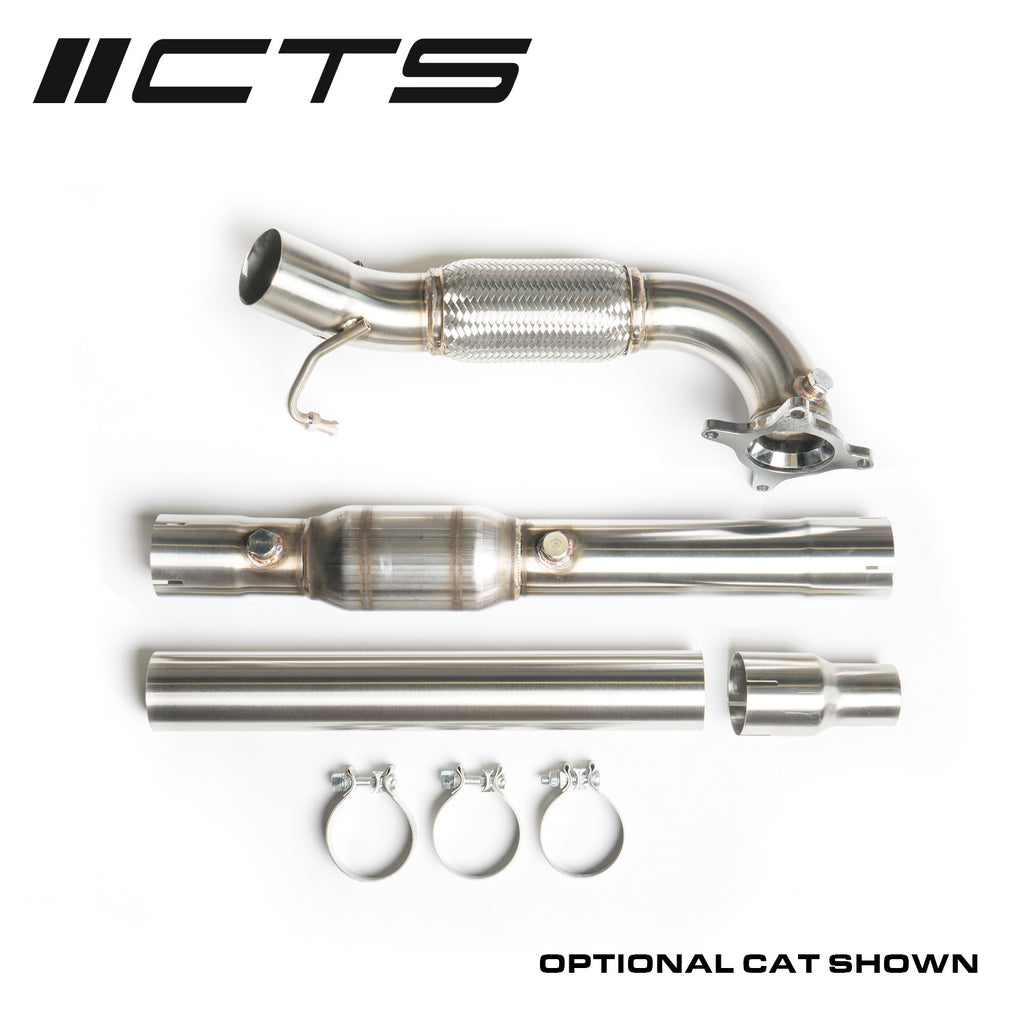 CTS TURBO AUDI/VW 2.0T FWD EXHAUST DOWNPIPE (MK5, MK6, 8P A3, 8J TT) CTS-EXH-DP-0001