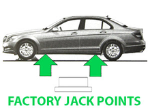 Load image into Gallery viewer, Burger Motorsports Mercedes Benz Floor Jack Pad Adapter