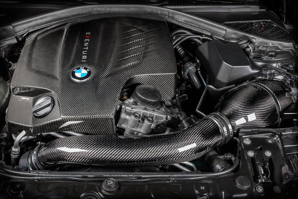 Eventuri BMW F-Chassis N55 Black Carbon Intake System - V2 EVE-N55V2-CF-INT