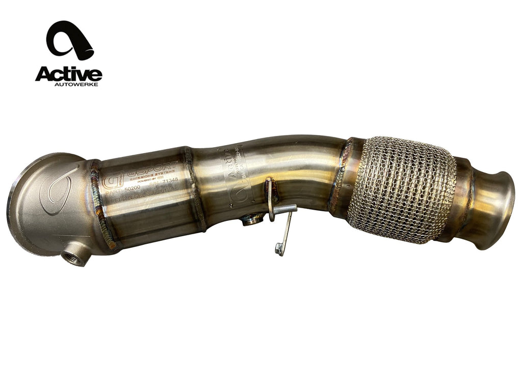 ACTIVE AUTOWERKE BMW B46 F3X 230I 330I 430I CATTED DOWNPIPE 11-065