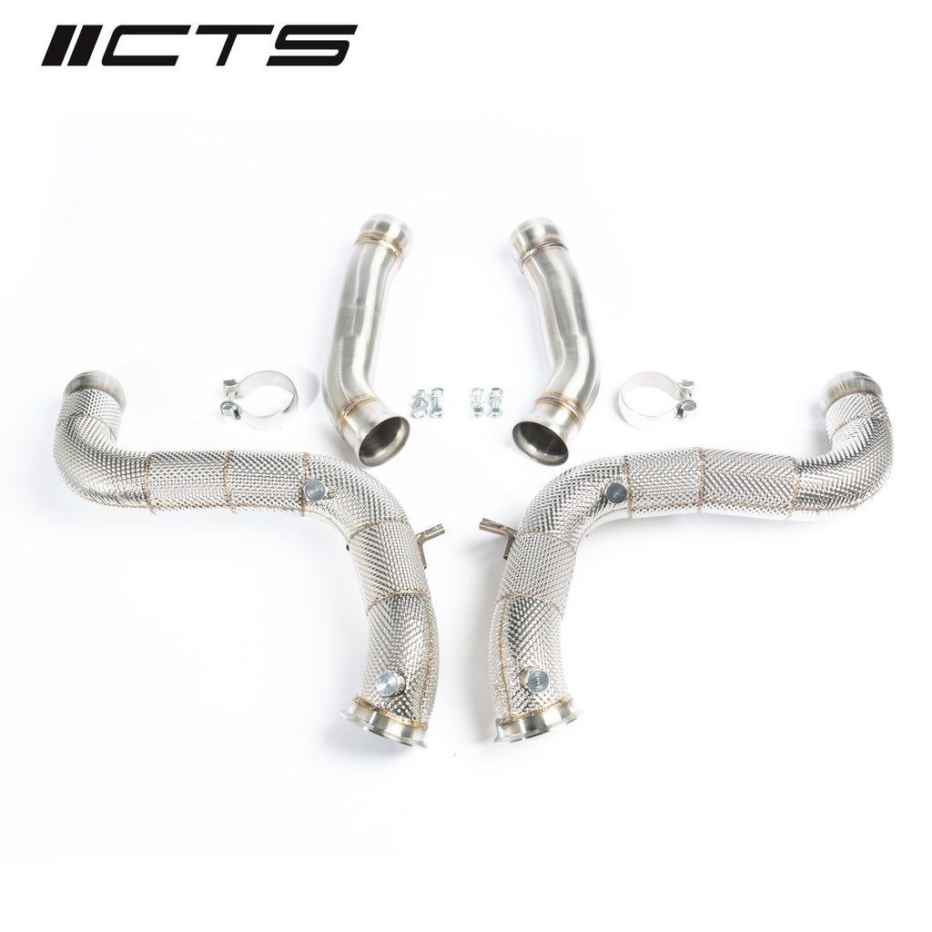 CTS TURBO MERCEDES-BENZ AMG W205/M177 C63/63S DOWNPIPES  CTS-EXH-DP-0030