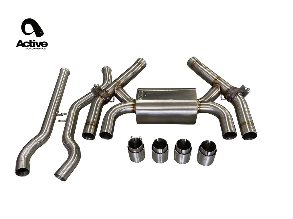 Active Autowerke G80 M3 AND G82 M4 VALVED REAR AXLE-BACK EXHAUST 11-086