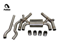 Load image into Gallery viewer, Active Autowerke G80 M3 AND G82 M4 VALVED REAR AXLE-BACK EXHAUST 11-086