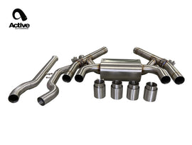 Active Autowerke G80 M3 AND G82 M4 VALVED REAR AXLE-BACK EXHAUST 11-086